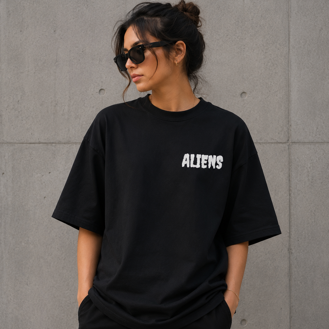 ALIENS – Premium Unisex Oversized Classic T-Shirt