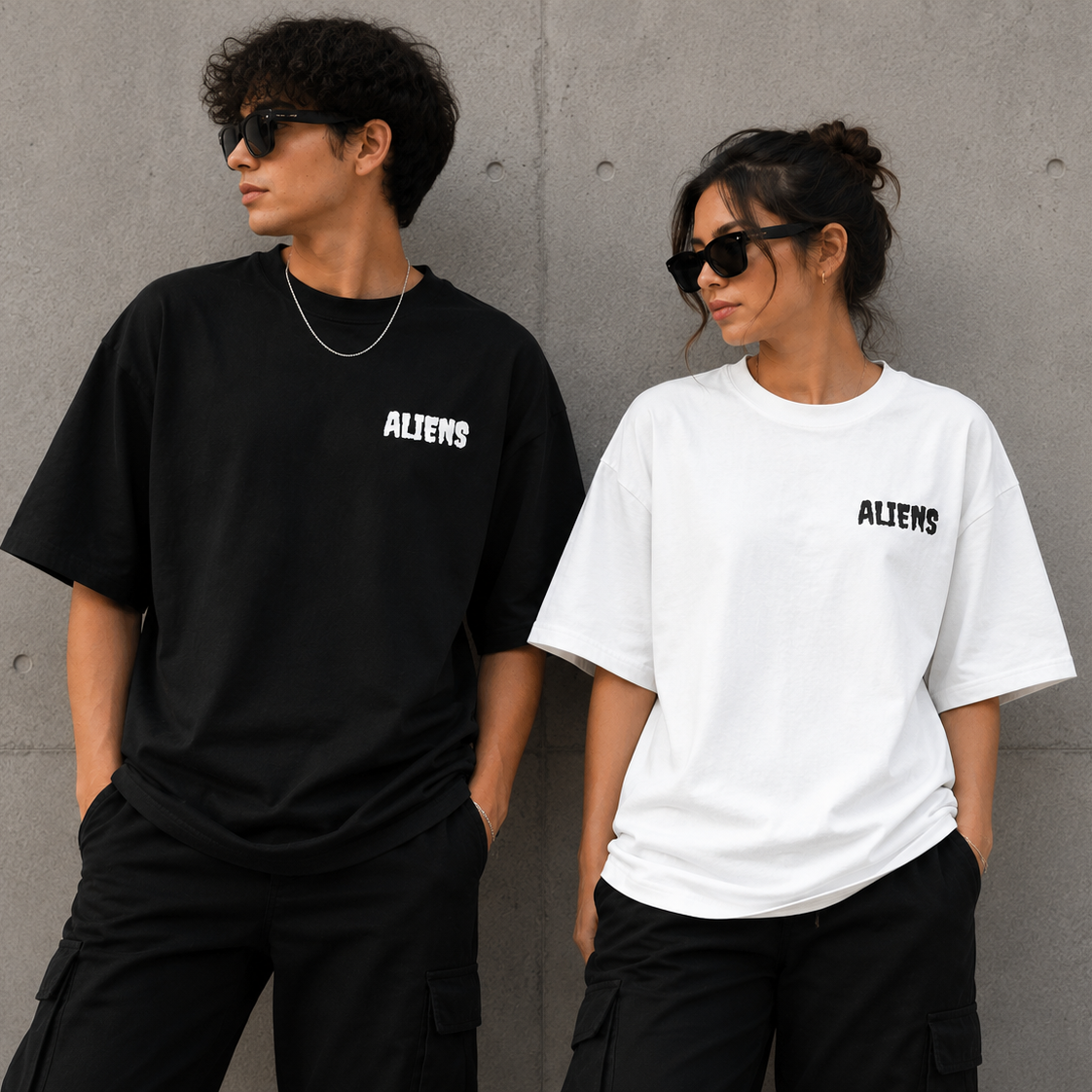 ALIENS – Premium Unisex Oversized Classic T-Shirt