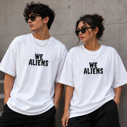 WE ALIENS – Premium Unisex Oversized Classic T-Shirt