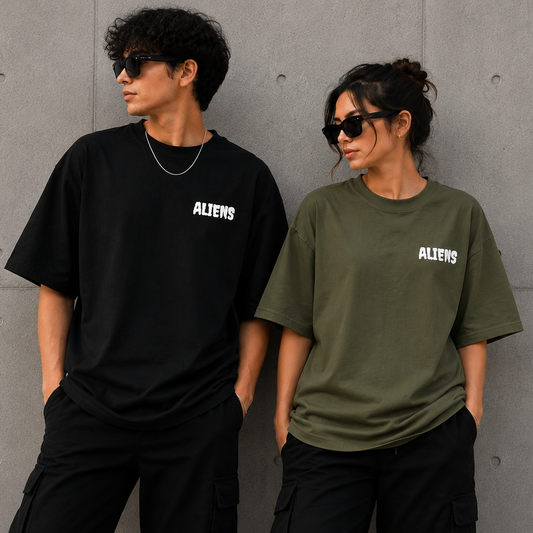 ALIENS – Premium Unisex Oversized Classic T-Shirt