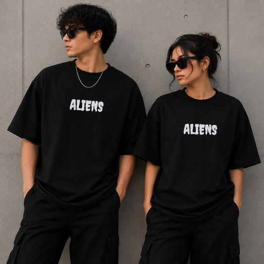 ALIENS Premium Unisex Terry Oversized Tee