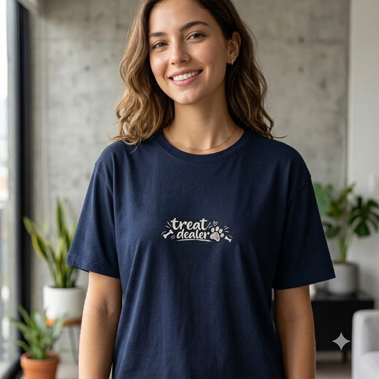 Treat Dealer T-Shirt – Funny Dog Lover Graphic Tee | Cute Pet Parent Shirt