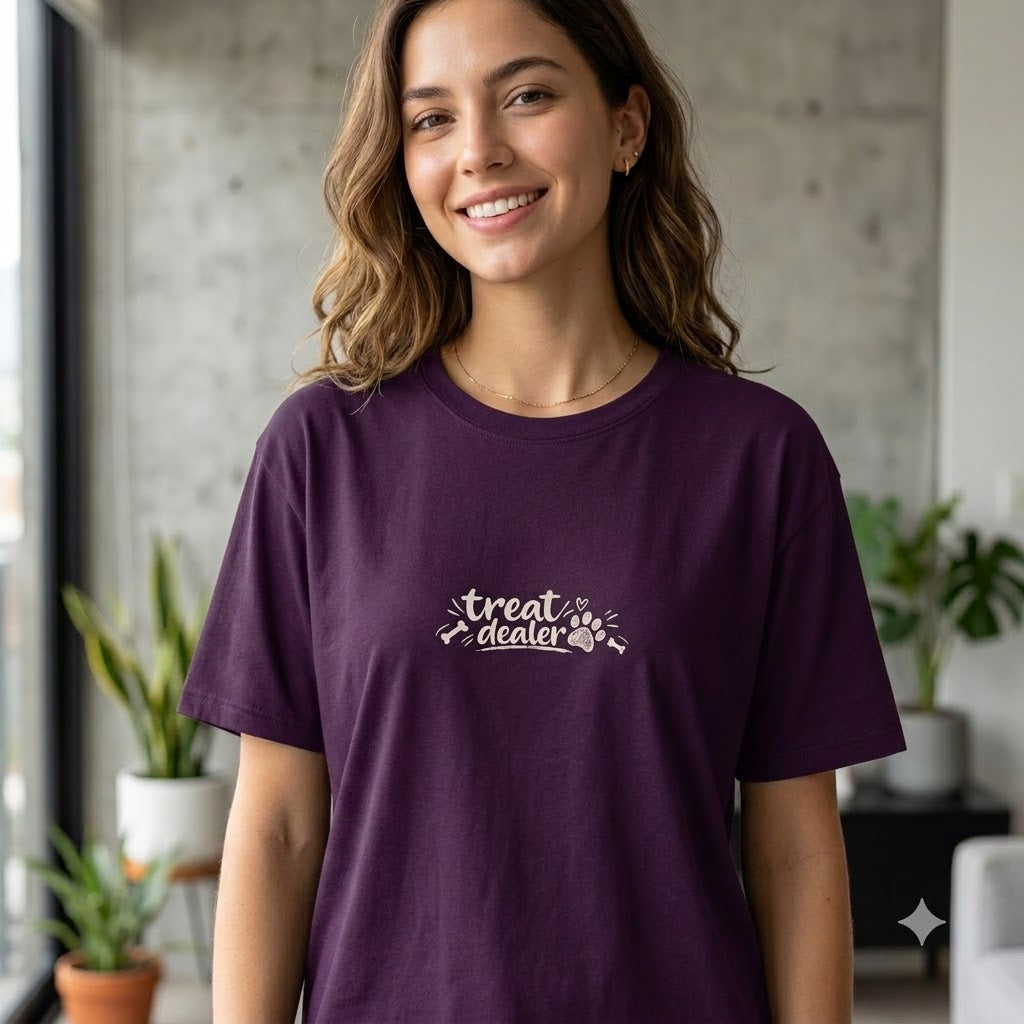 Treat Dealer T-Shirt – Funny Dog Lover Graphic Tee | Cute Pet Parent Shirt