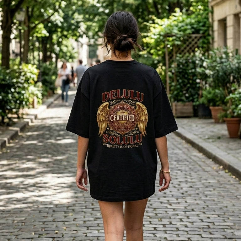 Delulu Premium Oversized Tee