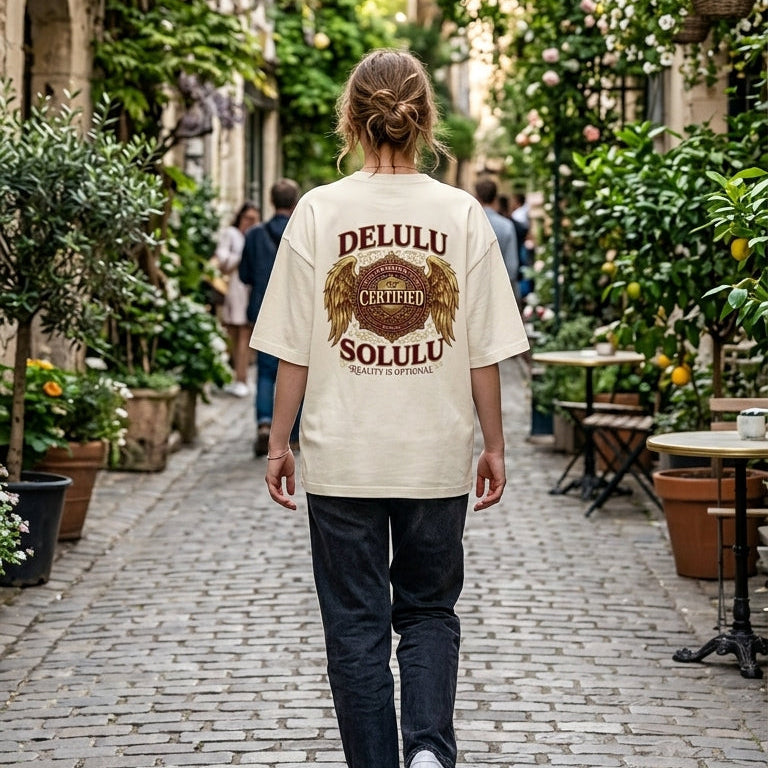 Delulu Premium Oversized Tee
