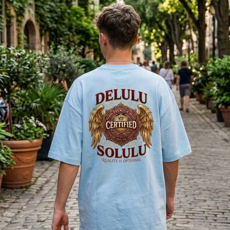 Delulu Premium Oversized Tee