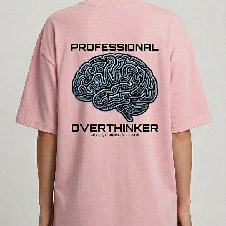 PROFESSIONAL OVERTHINKER™ | Unisex Oversized Terry Tee