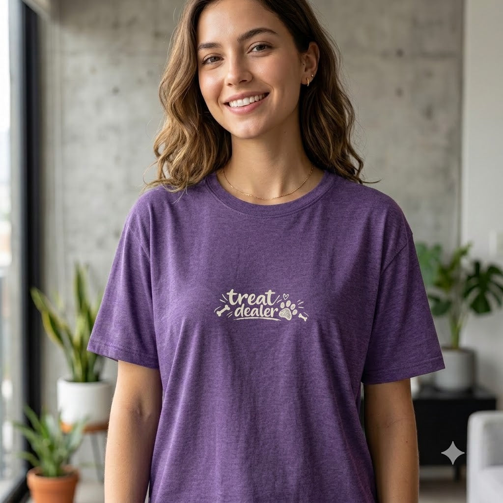 Treat Dealer T-Shirt – Funny Dog Lover Graphic Tee | Cute Pet Parent Shirt