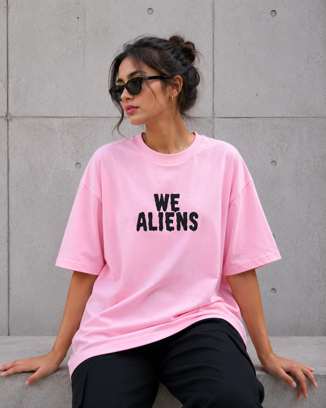 WE ALIENS – Premium Unisex Oversized Classic T-Shirt