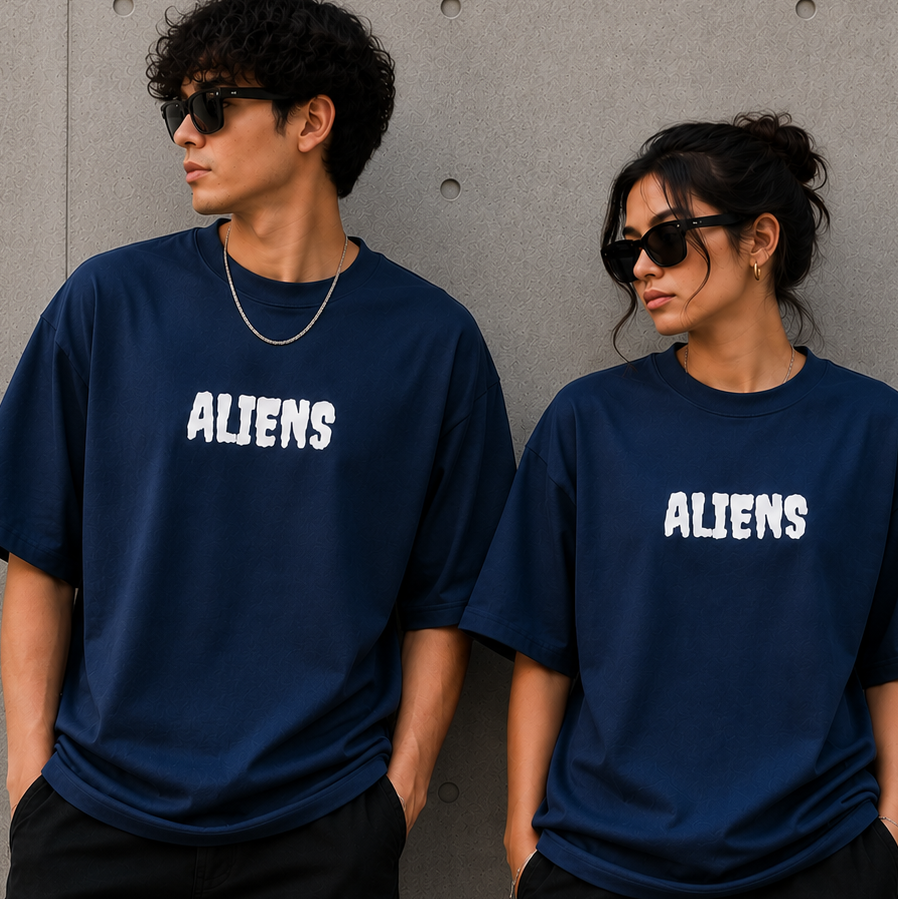 ALIENS Premium Unisex Terry Oversized Tee