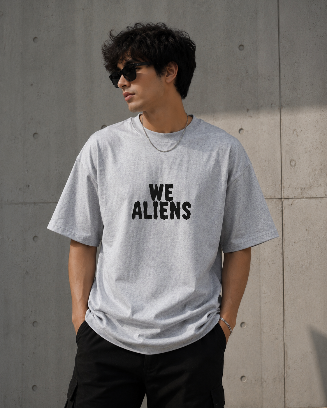 WE ALIENS – Premium Unisex Oversized Classic T-Shirt